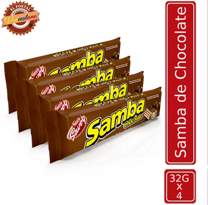 Samba  Wafer Chocolate Venezuela x 4