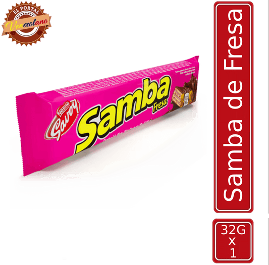 Samba  Wafer Fresa Venezuela