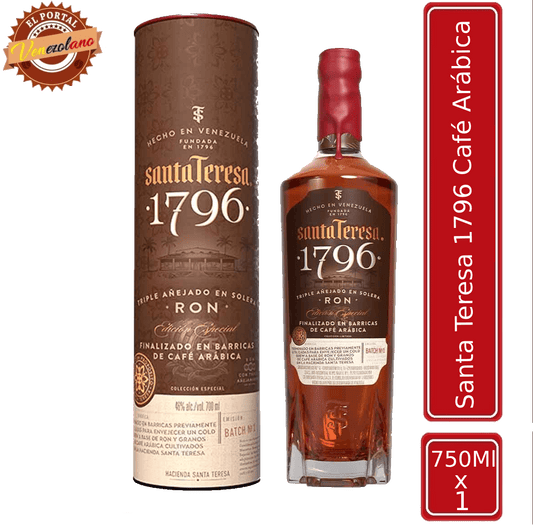 Ron Santa Teresa Café Arábica  1796 Venezuela