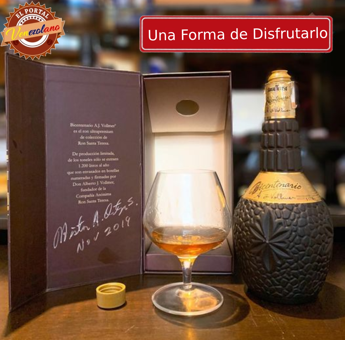 Ron Santa Teresa Bicentenario A.J. Vollmer Venezuela