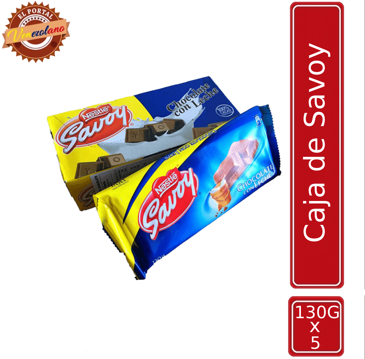 Chocolates Savoy 130G Venezuela  x 5