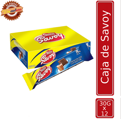 Chocolates Savoy 30G Venezuela x 12