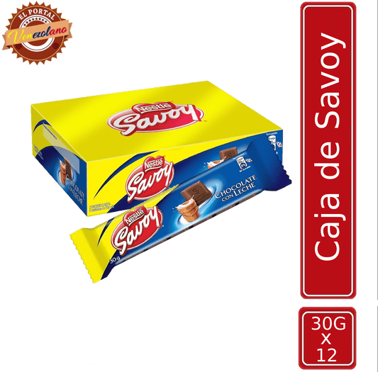 Chocolates Savoy 30G Venezuela x 12