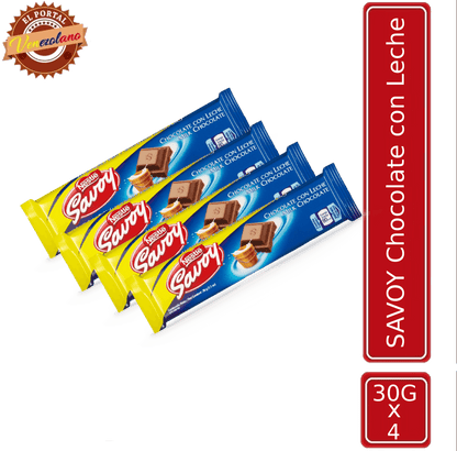 Chocolates Savoy 30G Venezuela x 4