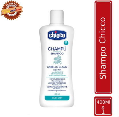 Shampoo Para Bebes Chicco Cabello Claro Original Venezuela