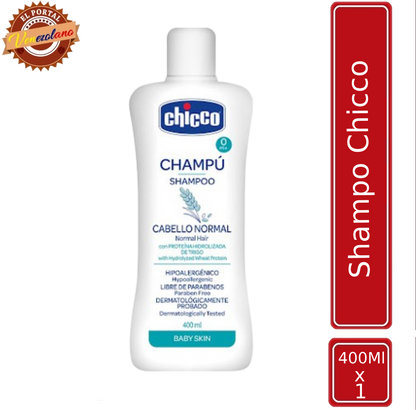 Shampoo Para Bebes Chicco Cabello Normal Original Venezuela