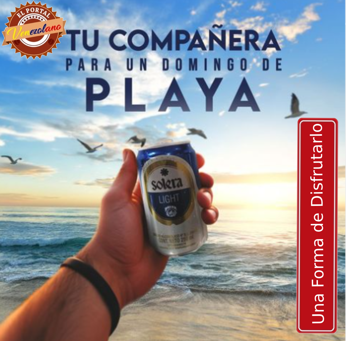 Cerveza Solera Azul Lata Venezuela