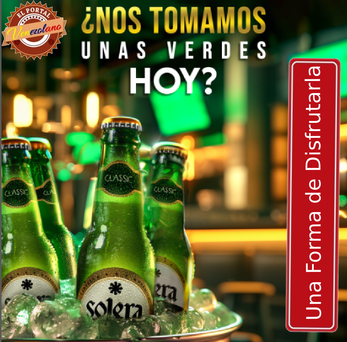 Cerveza Solera Verde Venezuela x 24