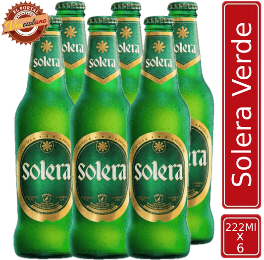 Cerveza Solera Verde Venezuela x 6