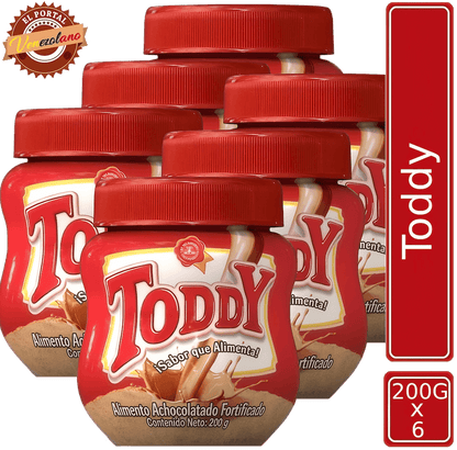 Toddy Venezolano 200g - Chocolate En Polvo Original x 6 Unidades
