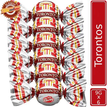 Pack de 6 Torontos bombón Savoy venezolano, disponible en Colombia