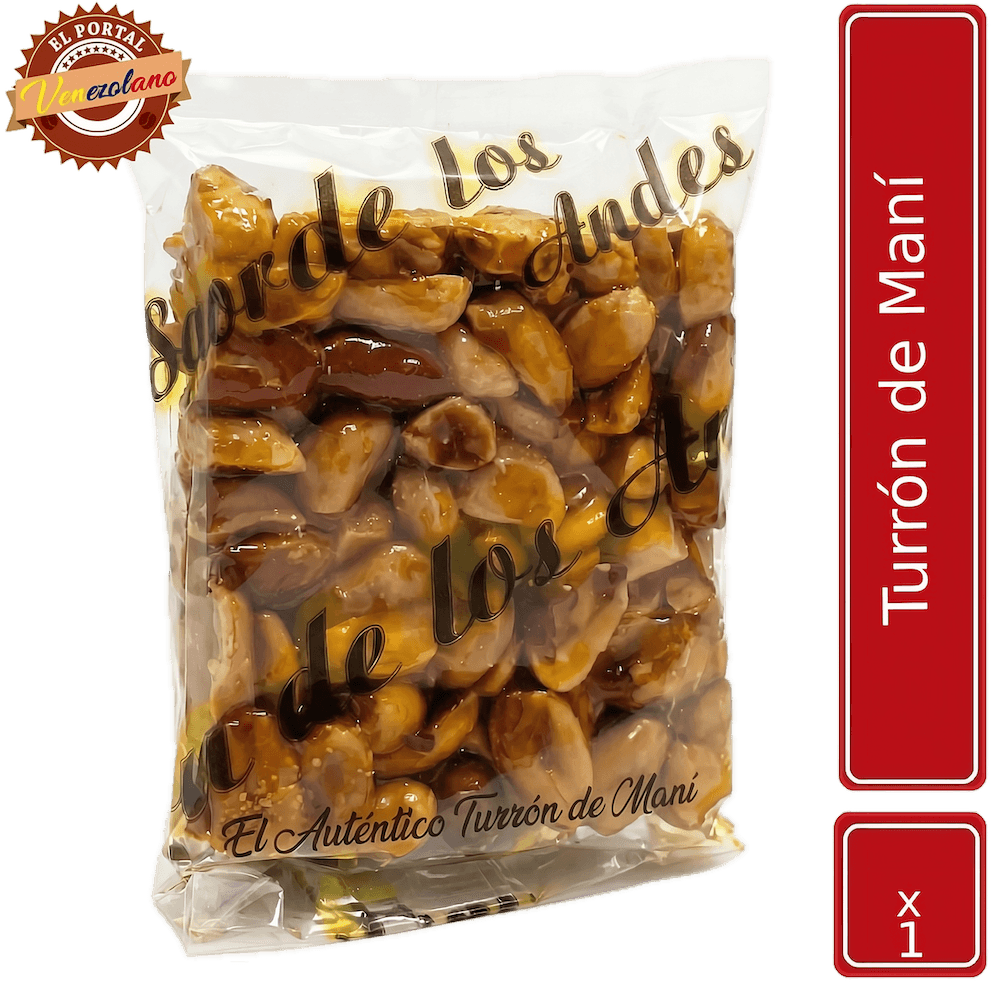 Turrón  El Dormilon Maní Venezuela