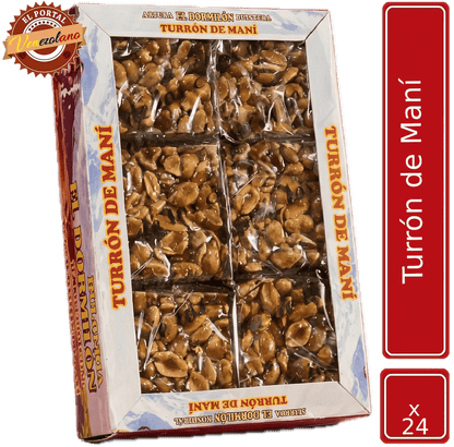 Turrón  El Dormilon Maní Venezuela x 24 Unidades