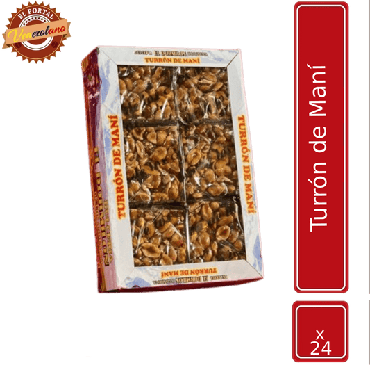 Turrón  El Dormilon Maní Venezuela x 24