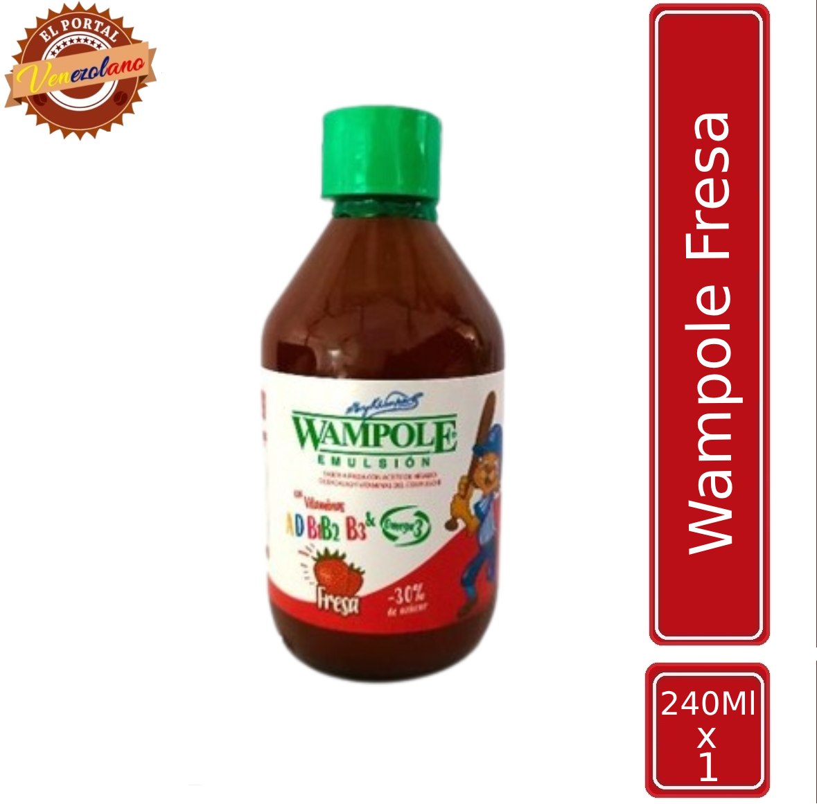 Wampole Fresa 240  ML  Venezuela