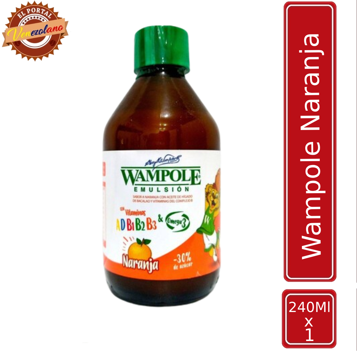 Wampole Naranja 240  ML  Venezuela
