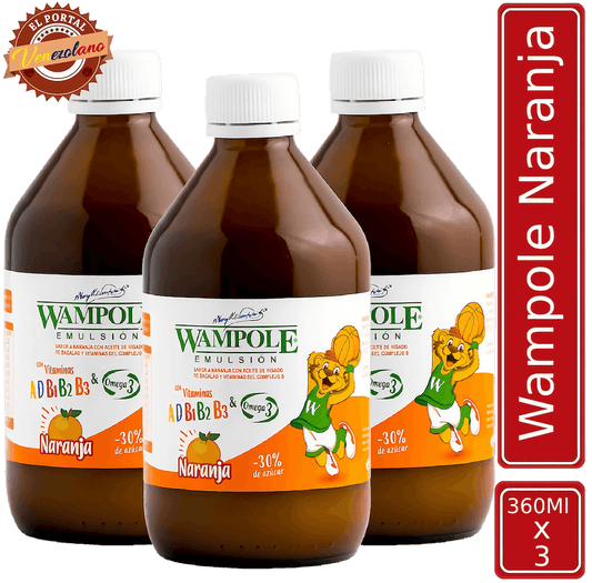 Wampole Naranja 360  ML  Venezuela x 3