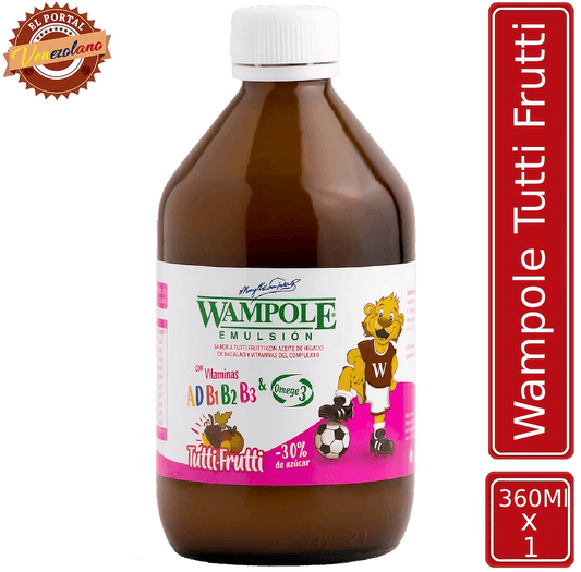 Wampole Tutii Frutii  360  ML  Venezuela