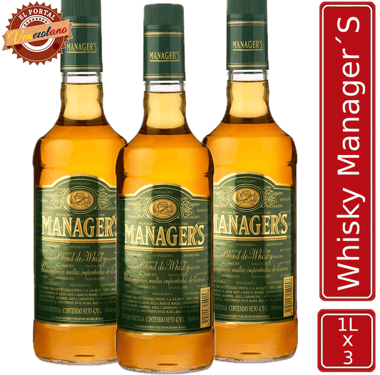 Whisky Manager´s Venezuela x 3 Unidades